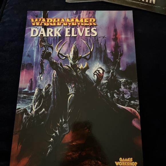 Games Workshop Other - Warhammer Dark Elves Paperback Games Workshop Fantasy Battle Army Book